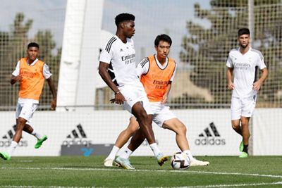 entrenamiento del real madrid