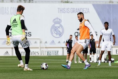 entrenamiento del real madrid