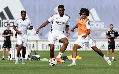 entrenamiento del real madrid