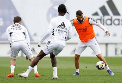 entrenamiento del real madrid