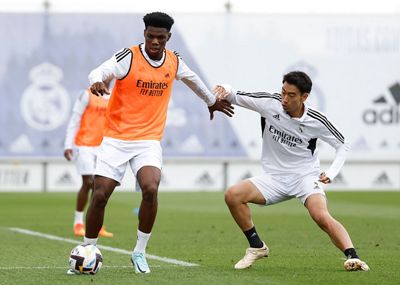 entrenamiento del real madrid