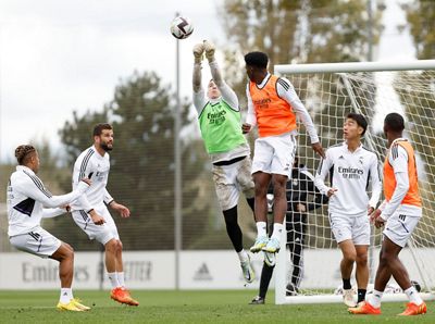 entrenamiento del real madrid
