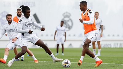Latest session at Real Madrid City
