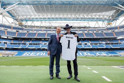 tim burtón visitó el santiago bernabéu