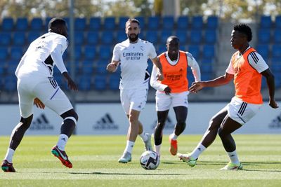 entrenamiento del real madrid