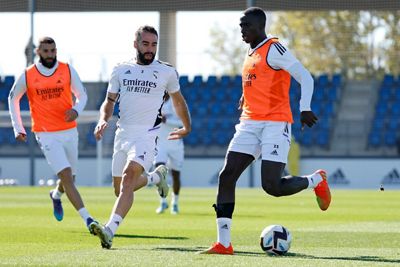 entrenamiento del real madrid