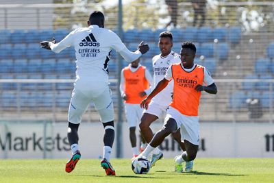 entrenamiento del real madrid