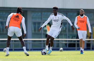 entrenamiento del real madrid