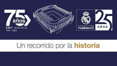 Mobile exhibition 'A Journey through History' from the Real Madrid Foundation and EMT