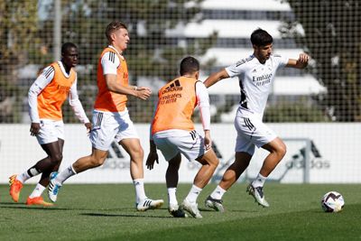 entrenamiento del real madrid