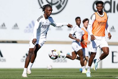 entrenamiento del real madrid
