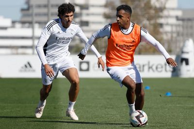 entrenamiento del real madrid