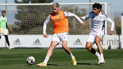 Dernier entraînement avant le match contre Osasuna