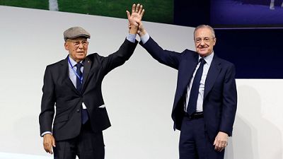 Amancio, honorary Real Madrid president