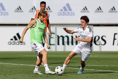 entrenamiento del real madrid