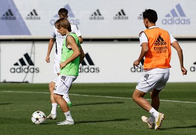 entrenamiento del real madrid