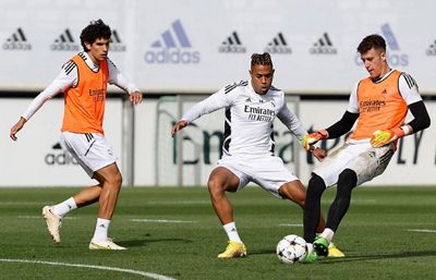 entrenamiento del real madrid