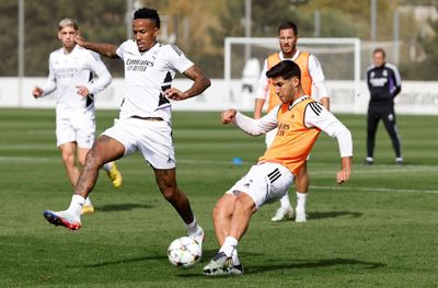 entrenamiento del real madrid