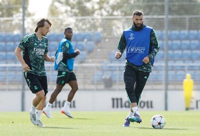 entrenamiento del real madrid