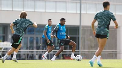 entrenamiento del real madrid