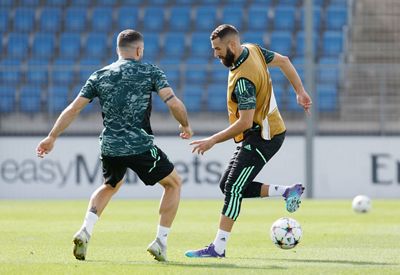 entrenamiento del real madrid