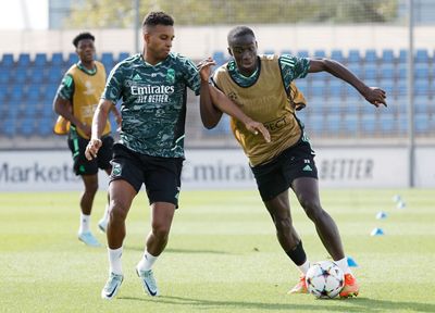 entrenamiento del real madrid