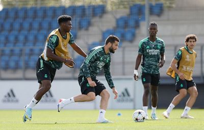 entrenamiento del real madrid