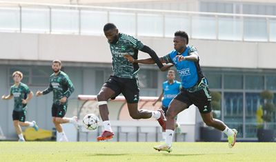 entrenamiento del real madrid