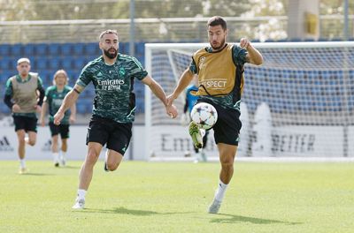 entrenamiento del real madrid