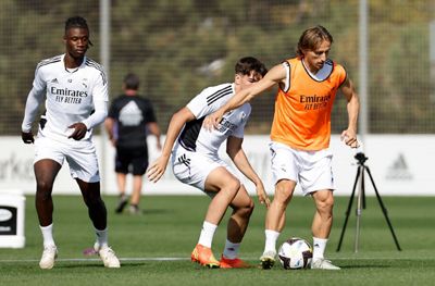 entrenamiento del real madrid