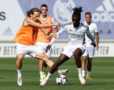 entrenamiento del real madrid