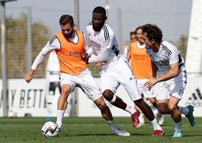 entrenamiento del real madrid