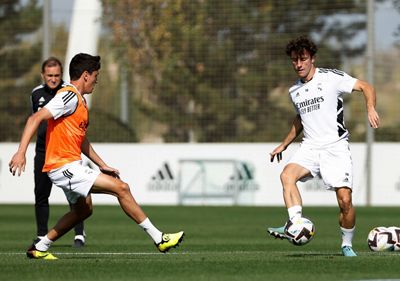entrenamiento del real madrid