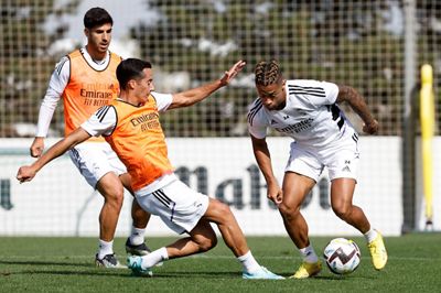 entrenamiento del real madrid