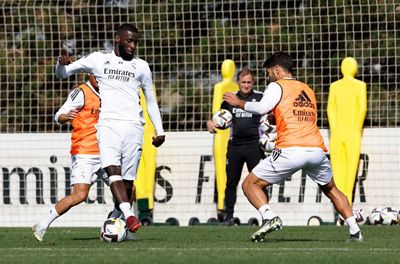entrenamiento del real madrid