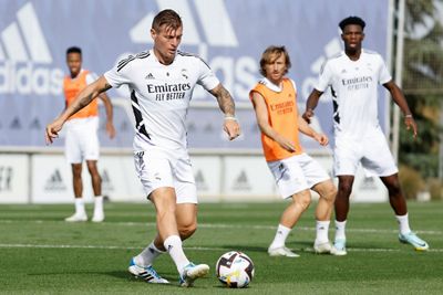 entrenamiento del real madrid