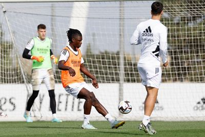 entrenamiento del real madrid