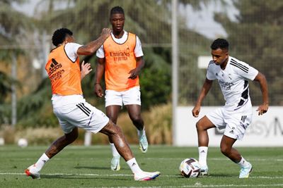 entrenamiento del real madrid