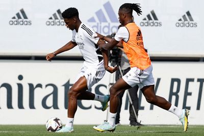 entrenamiento del real madrid