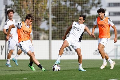 entrenamiento del real madrid