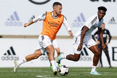 entrenamiento del real madrid