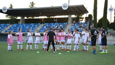 Primer entrenamiento del equipo ‘Genuine’ de la Fundación Real Madrid