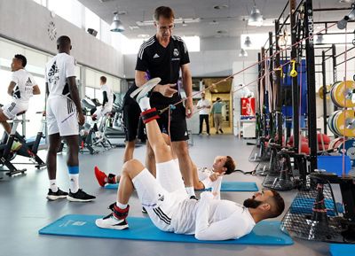 entrenamiento del real madrid