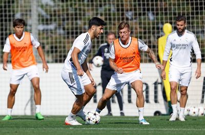 entrenamiento del real madrid