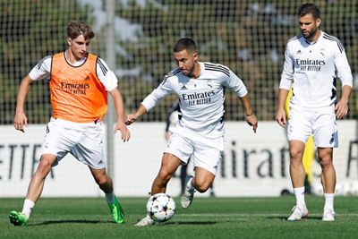 entrenamiento del real madrid