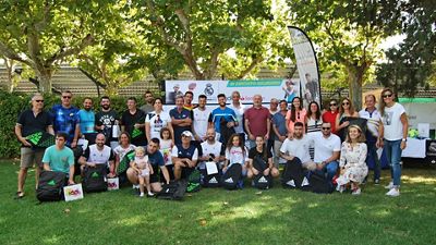 Ricardo Gallego acudió al III Circuito de Pádel Solidario de la Fundación Real Madrid by Santander en Córdoba