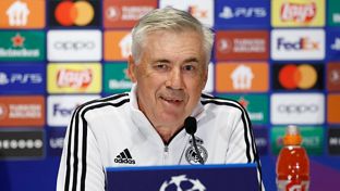 Ancelotti: 'Queremos encerrar amanhã a Fase de Grupos'