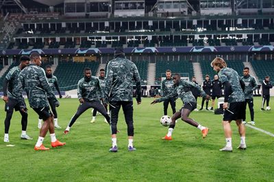 entrenamiento del real madrid