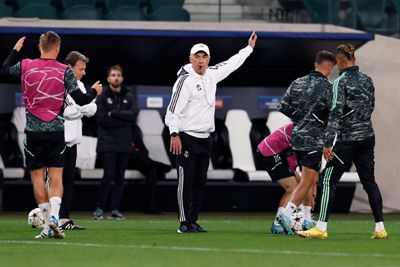 entrenamiento del real madrid