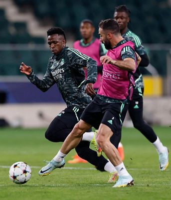 entrenamiento del real madrid